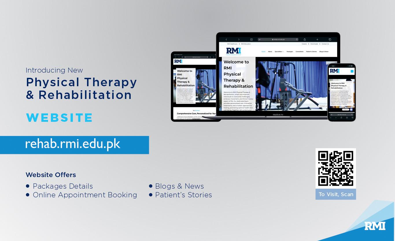 RMI Rehab & Physical Therapy Website Launch