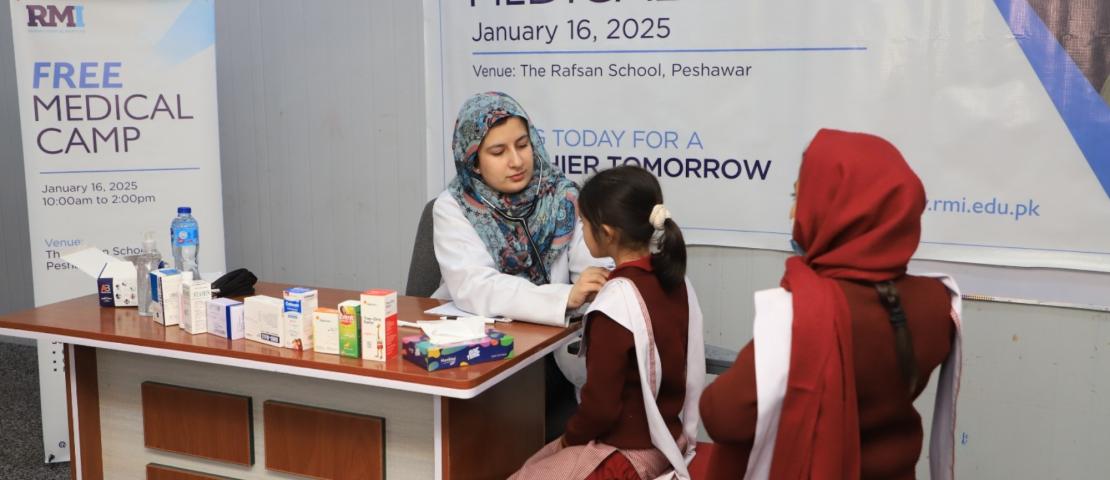 RMI holds free medical camp at Rafsan School