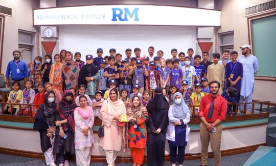 RMI Hosts Students from Peshawar Model School for an Inspiring Day in Healthcare