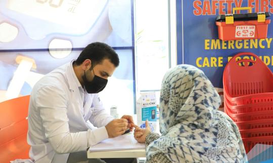 Free Diabetes Screening Camp by RMI at HBK Hypermarket