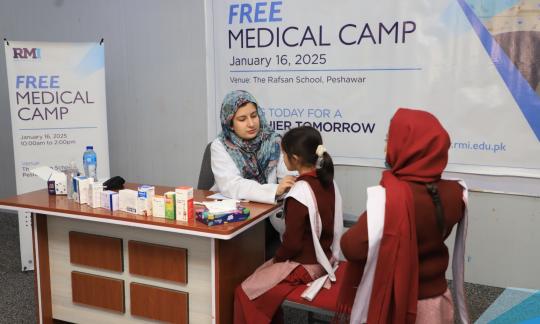 RMI holds free medical camp at Rafsan School