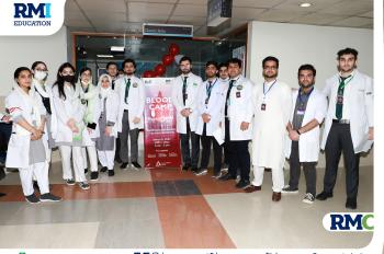 Social Welfare Society of Rehman Medical College executed a Blood Camp 