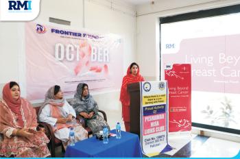 RMI Team Raises Breast Cancer Awareness at Frontier Foundation Welfare Hospital