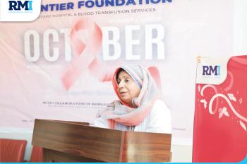 RMI Team Raises Breast Cancer Awareness at Frontier Foundation Welfare Hospital