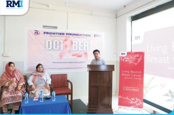 RMI Team Raises Breast Cancer Awareness at Frontier Foundation Welfare Hospital