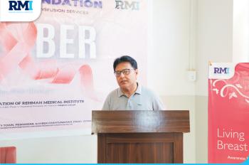 RMI Team Raises Breast Cancer Awareness at Frontier Foundation Welfare Hospital