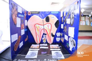 RCD Students Showcase Dental Awareness Posters