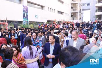 The first day of the literary week at the Allied Health Colleges of Rehman Medical Institute (RMI) was a dazzling display of Pakistan's rich cultural heritage. From colorful food stalls showcasing delectable treats to handcraft exhibits brimming with artistry, the Trend & Tradition Carnival overflowed with cultural treasures. Traditional dances of the province, including the captivating attan and the mesmerizing Chitrali dance, enthralled students, and attendees alike. The event was inaugurated by CEO RMI S